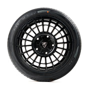 18x8 Matte Black Predator Iconic Alloys for Ford Transit Custom 2012-2023