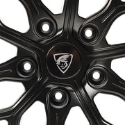 20x8 Matte Black Predator Viper Alloys for Ford Transit Custom 2012-2023