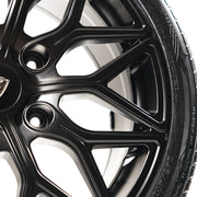 20x8 Matte Black Predator Viper Alloys for Ford Transit Custom 2012-2023