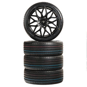 20x8 Matte Black Predator Viper Alloys for Ford Transit Custom 2012-2023