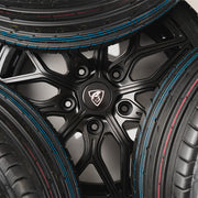 20x8 Matte Black Predator Viper Alloys for Ford Transit Custom 2012-2023