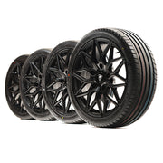 20x8 Matte Black Predator Viper Alloys for Ford Transit Custom 2012-2023