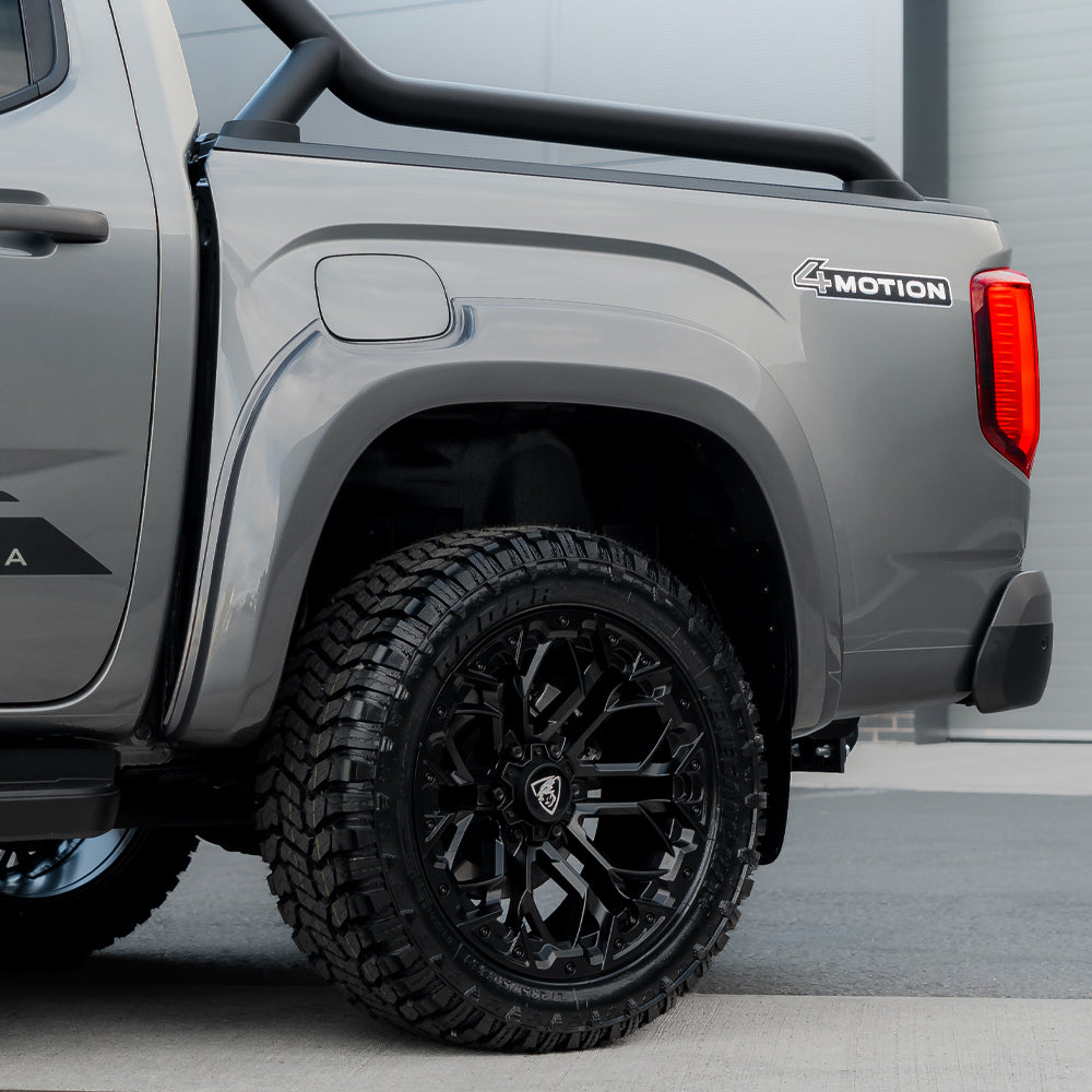 20x9.5 Matte Black Predator Scorpion Alloys for VW Amarok 2023+