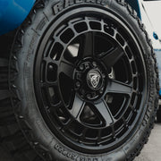 20x9.5 Matte Black Predator Wolf Alloys for VW Amarok 2023+