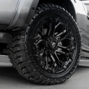 20x9.5 Matte Black Predator Scorpion Alloys for VW Amarok 2023+