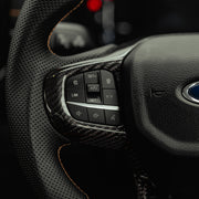 Carbon Fibre Heated Steering Wheel for Ford Ranger Wildtrak 2023+