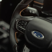 Carbon Fibre Heated Steering Wheel for Ford Ranger Wildtrak 2023+