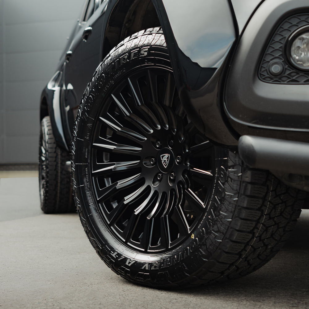 20x9 Satin Black Predator Denali XD Alloys for Mercedes X-Class