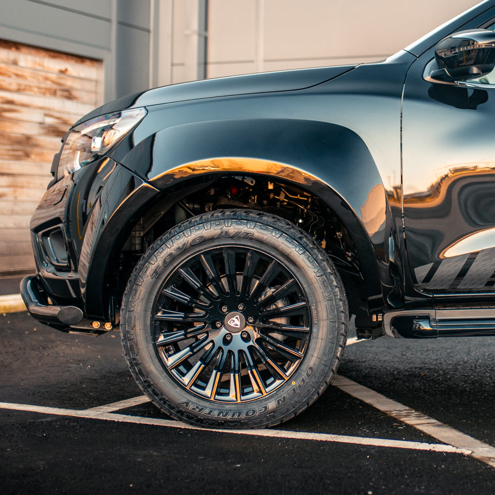 20x9 Satin Black Predator Denali XD Alloys for Nissan Navara NP300