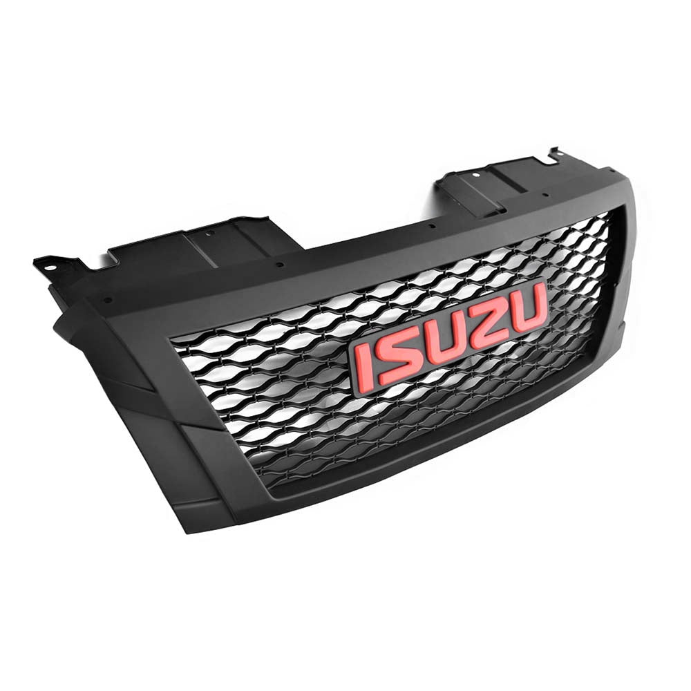 Predator Mesh Grille with Red Logo for Isuzu D-Max 2017-2020