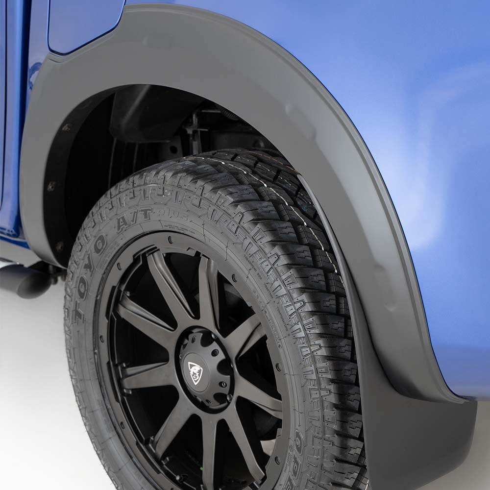 Predator Wheel Arch Extensions in Matte Black for Isuzu D-Max 2021-2024