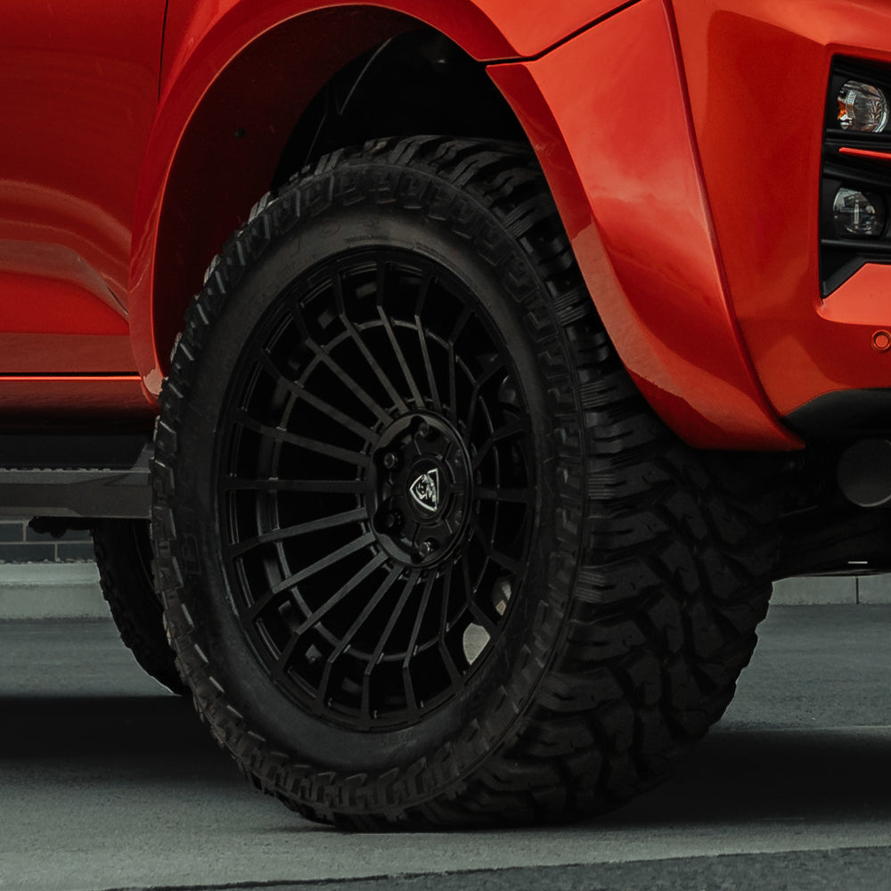 20x9.5 Matte Black Predator Iconic Alloys for Isuzu D-Max 2021+