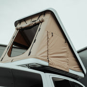 VW Amarok White Predator Explorer Hard Shell ABS Pop-Up 2-Person Rooftop Tent