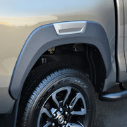 Predator OE Style Wheel Arches in Matte Black for Toyota Hilux 2016-2020