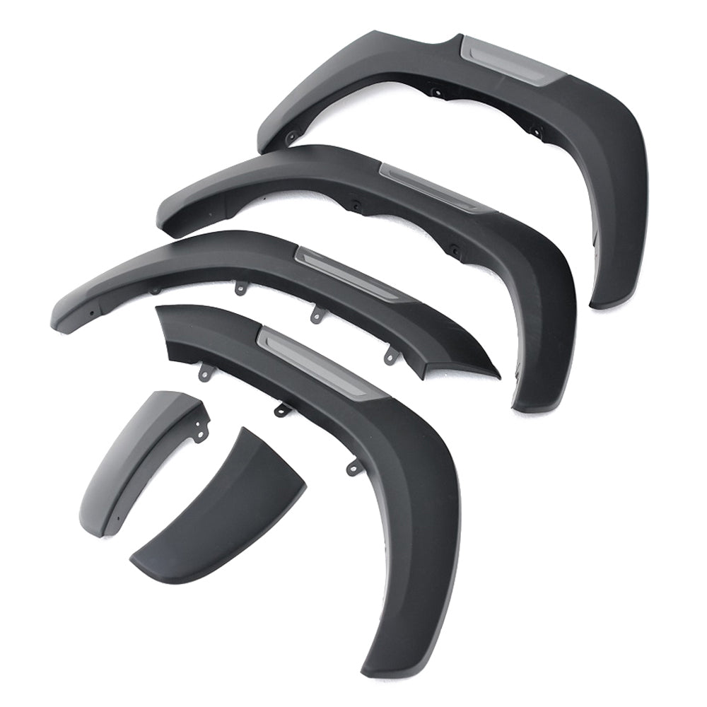 Predator 20mm Wheel Arches in Matte Black for Toyota Hilux 2021+