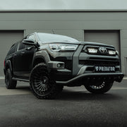 20x9.5 Matte Black Predator Iconic Alloys for Toyota Hilux