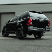 20x9.5 Matte Black Predator Iconic Alloys for Toyota Hilux
