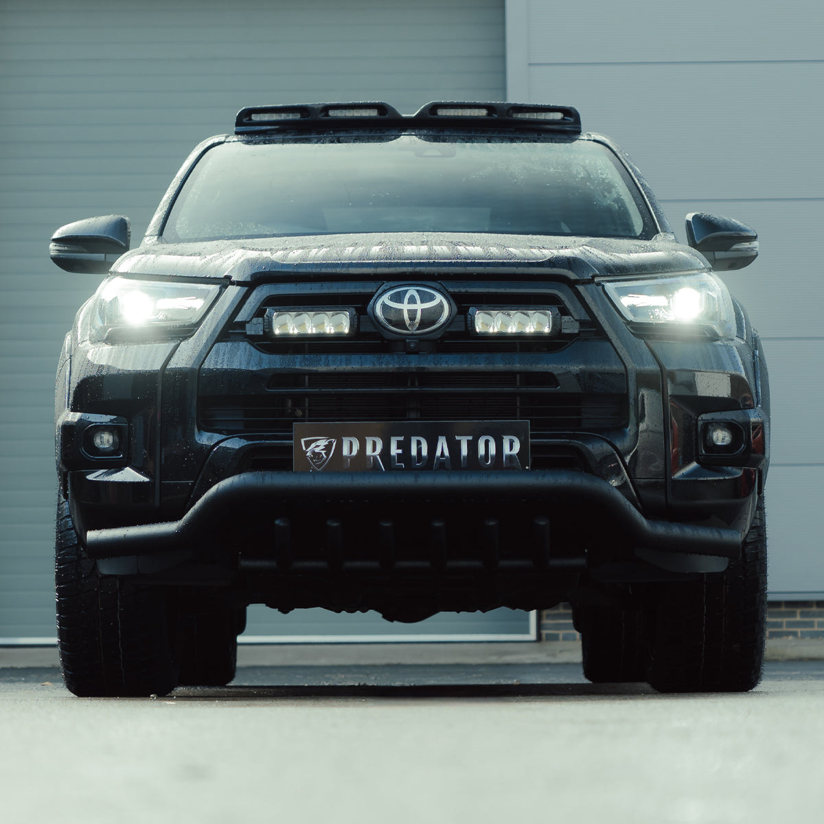 Predator 70mm Spoiler Bar with Axle Bars for Toyota Hilux 2021+