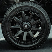20x9 Matte Black Predator Hurricane Alloys for Mercedes X-Class