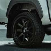 20x9 Matte Black Predator Hurricane Alloys for Mercedes X-Class