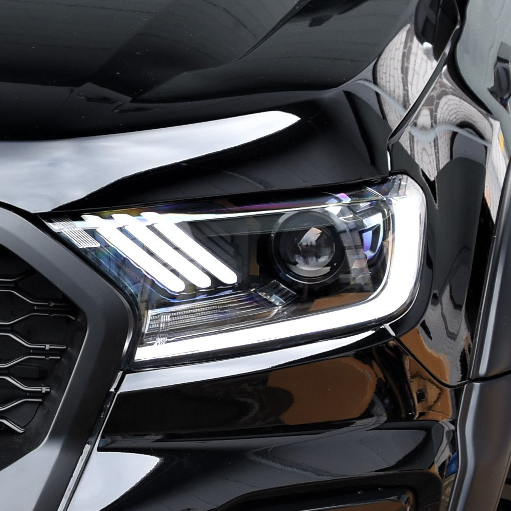 Predator Mustang Style LED Headlights for Ford Ranger 2016-2022