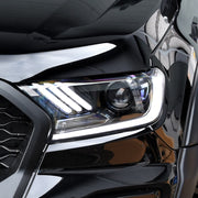 Predator Mustang Style LED Headlights for Ford Ranger 2016-2022