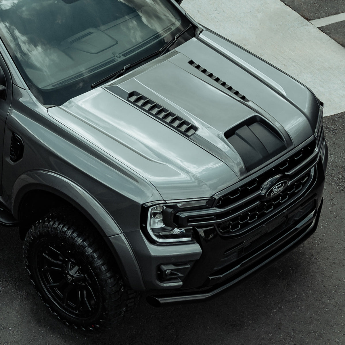 Predator Narrow Bonnet Scoop in Various Colours for Ford Ranger 2023+