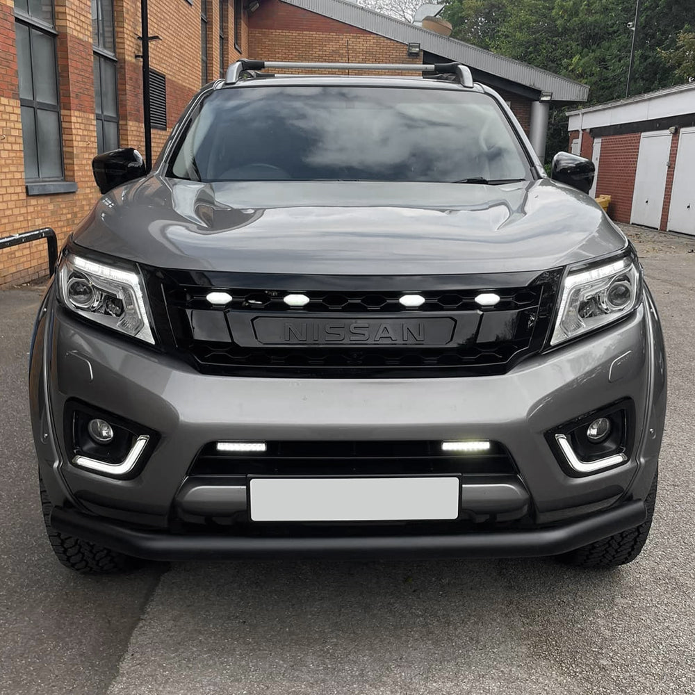 Predator Gloss Black Grille with LEDs for Nissan Navara NP300