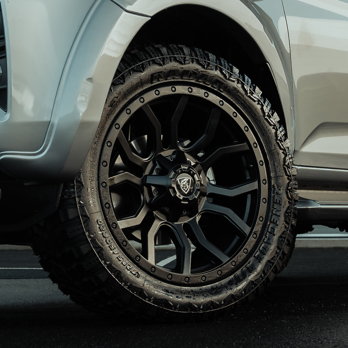 20x9.5 Matte Black Predator Panthera Alloys for Isuzu D-Max 2021+