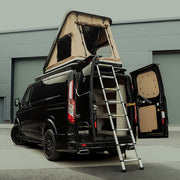 Ford Transit Custom Black Predator Explorer Hard Shell ABS Pop-Up 2-Person Rooftop Tent