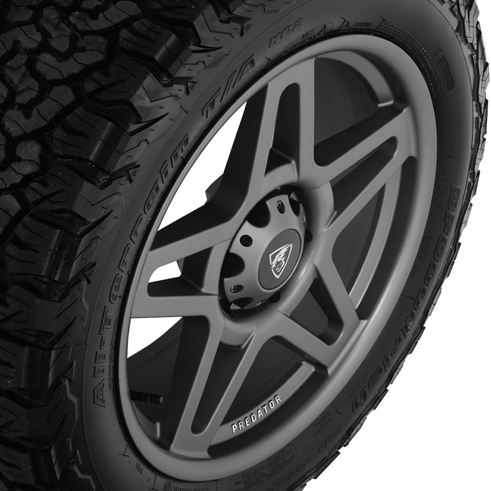 20x9 Matte Grey Predator Fox Alloys for Mitsubishi L200 Series 6
