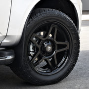 20x9 Gloss Black Predator Fox Alloys for VW Amarok 2010-2020