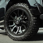 20x9.5 Matte Black Predator Panthera Alloys for Ford Raptor 2023+