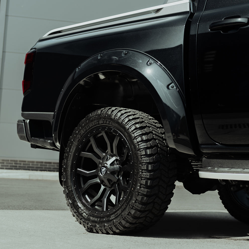 20x9.5 Matte Black Predator Panthera Alloys for Ford Ranger 2023+
