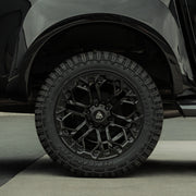 20x9.5 Matte Black Predator Scorpion Alloys for Isuzu D-Max 2021+