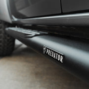 Predator Black Coated Stainless Steel Side Bars with Steps for Ford Ranger 2012-2022