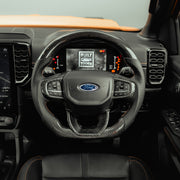 Carbon Fibre Heated Steering Wheel for Ford Ranger Wildtrak 2023+