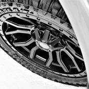 20x9.5 Matte Black Predator Panthera Alloys for Ford Ranger 2012-2022