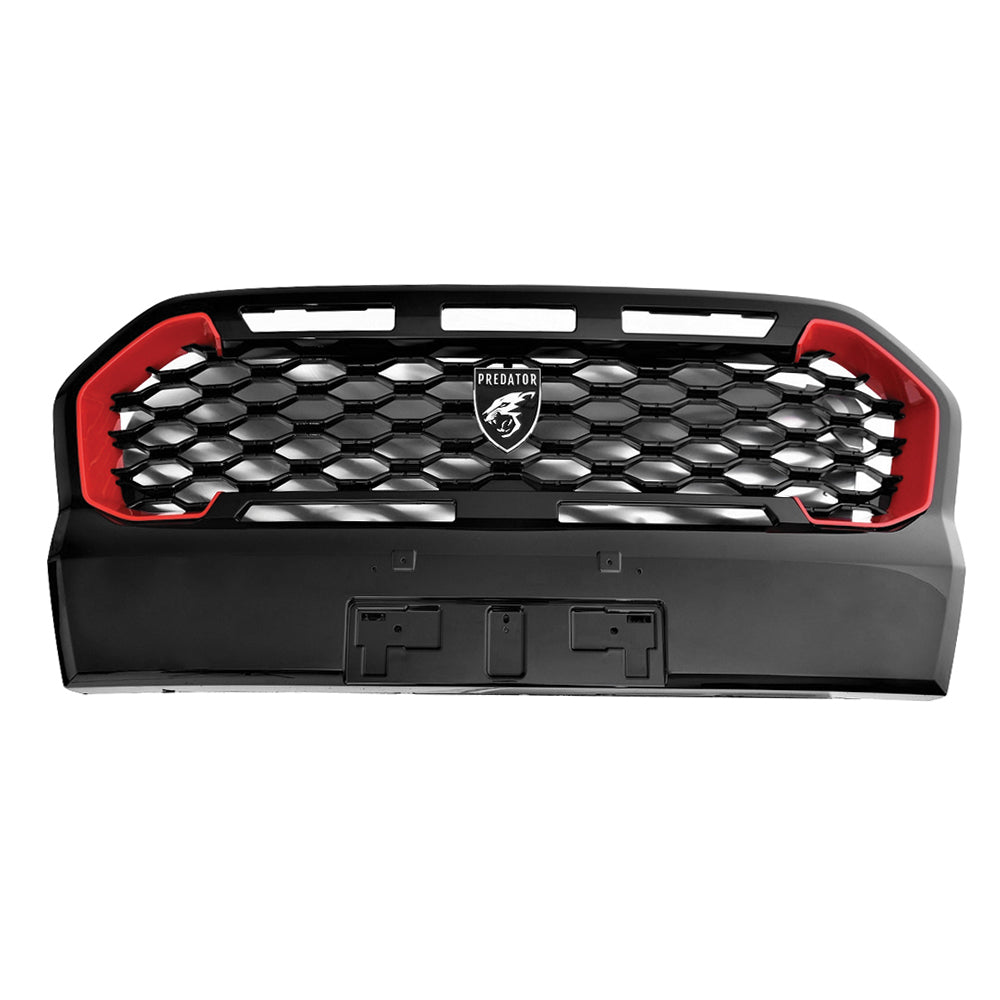 Predator Mesh Grille with Red Accents for Ford Ranger Wildtrak 2019-2022