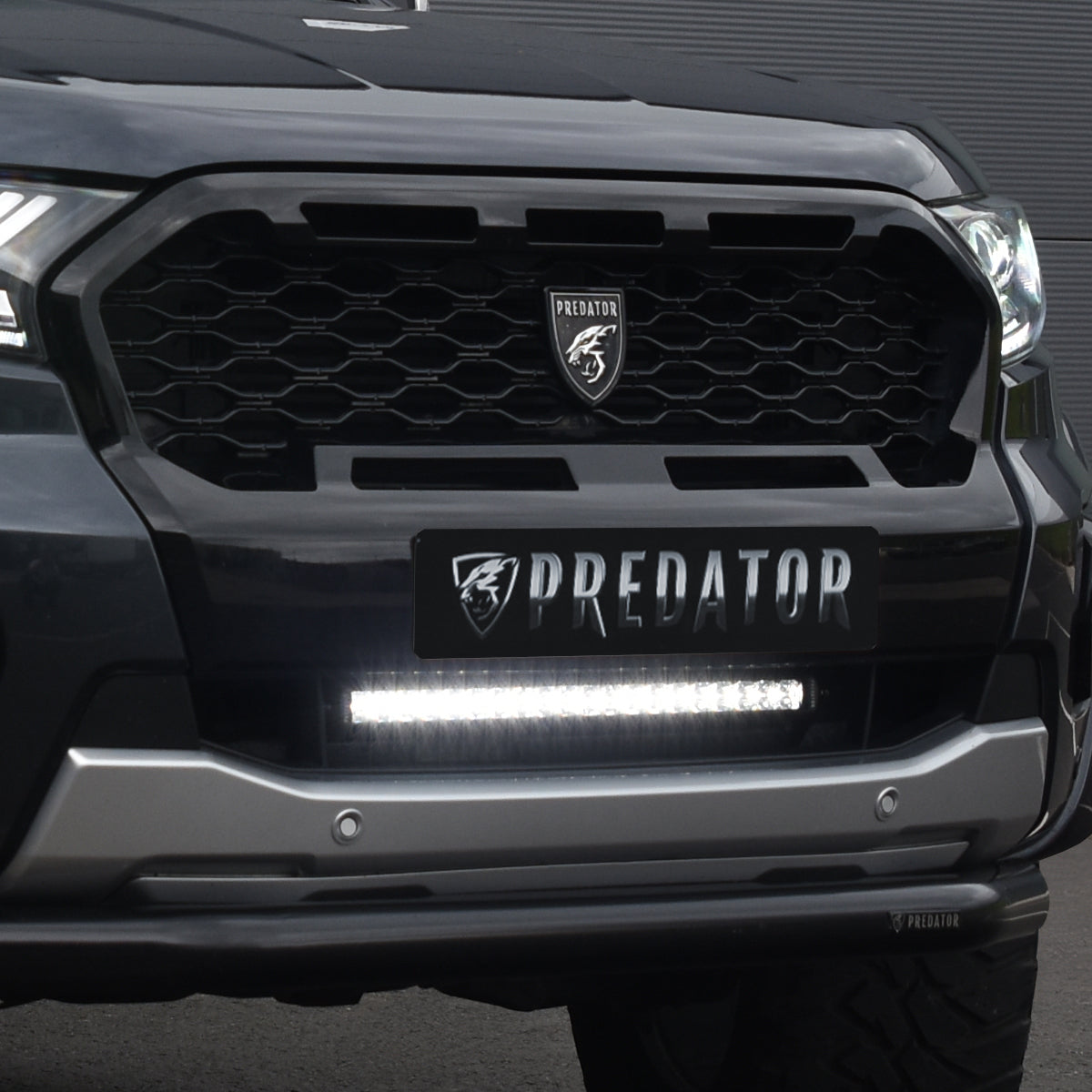 Predator 20" Lower Bumper Valance LED Light Bar Integration for Ford Ranger 2019-2022