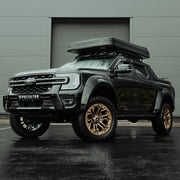 Isuzu D-Max Black Predator Explorer Hard Shell ABS Pop-Up 2-Person Rooftop Tent