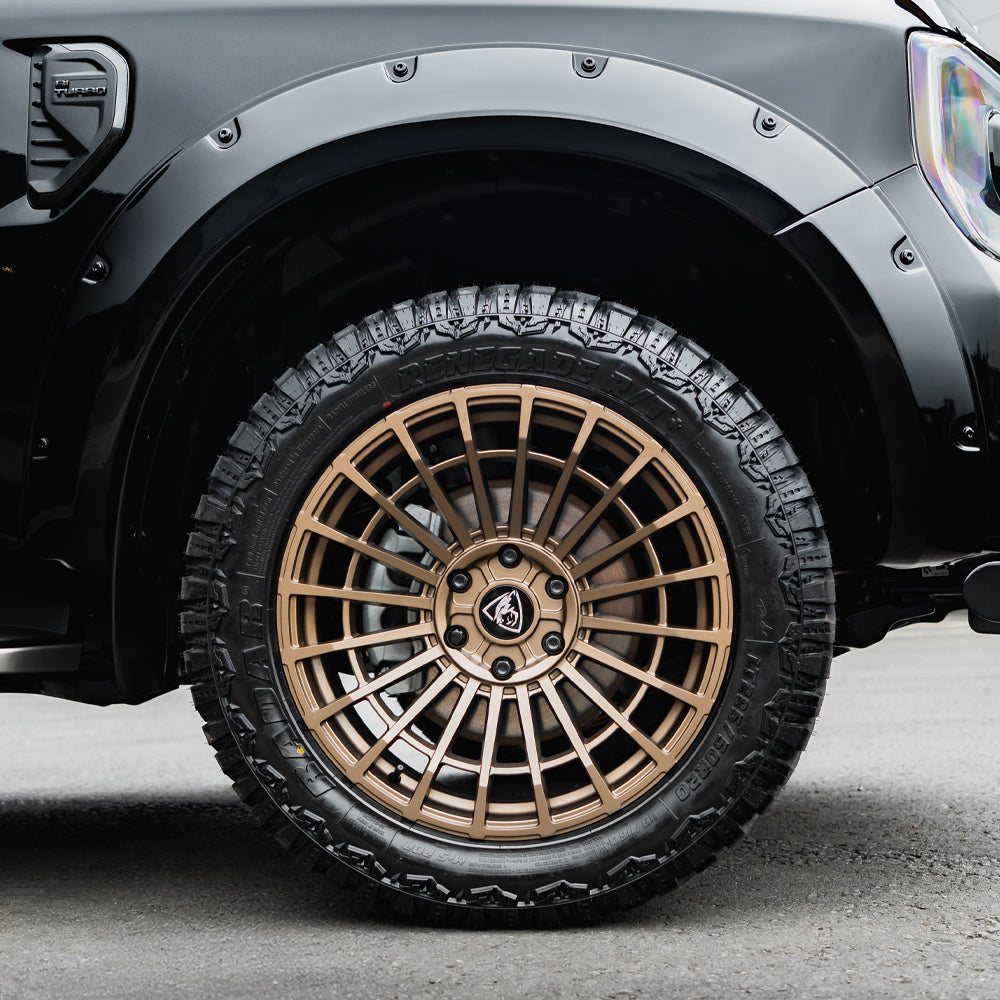 20x9.5 Bronze Predator Iconic Alloys for Ford Ranger 2012-2022