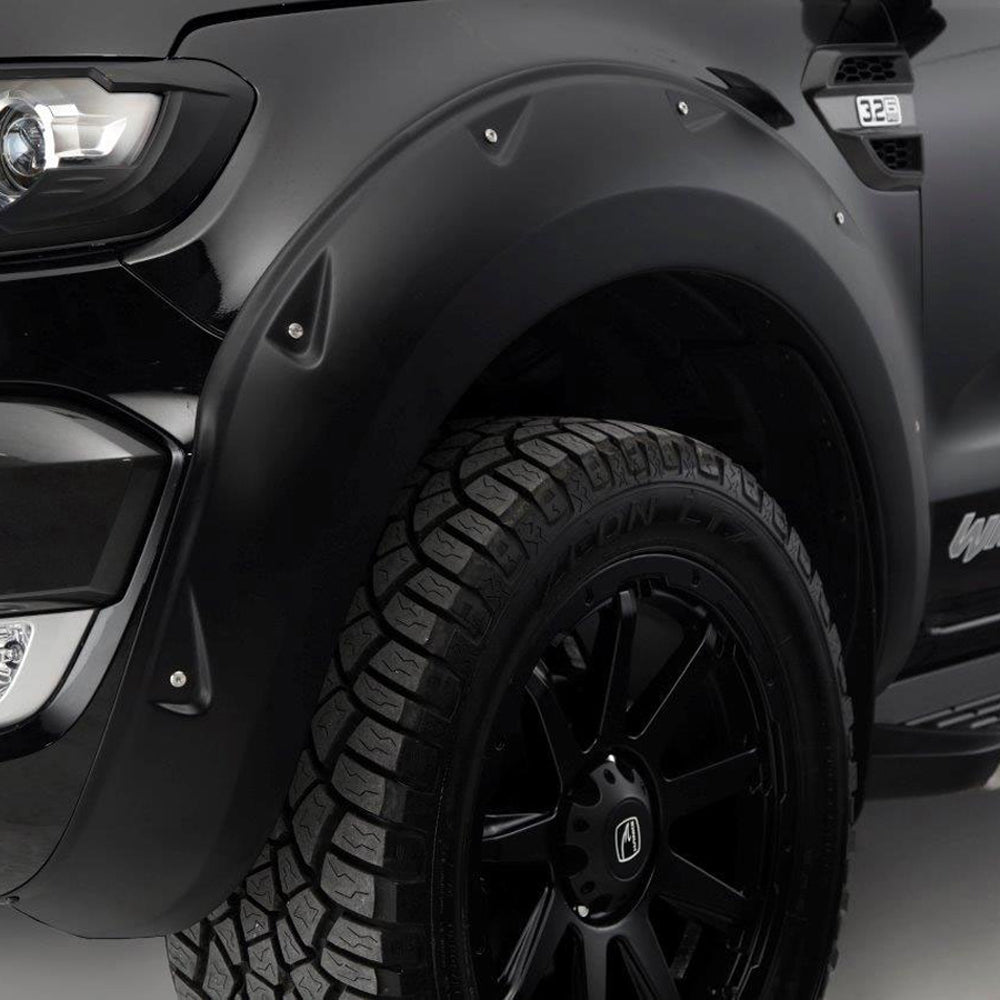 Predator Wheel Arches with Rivets in Various Colours for Ford Ranger 2019-2022