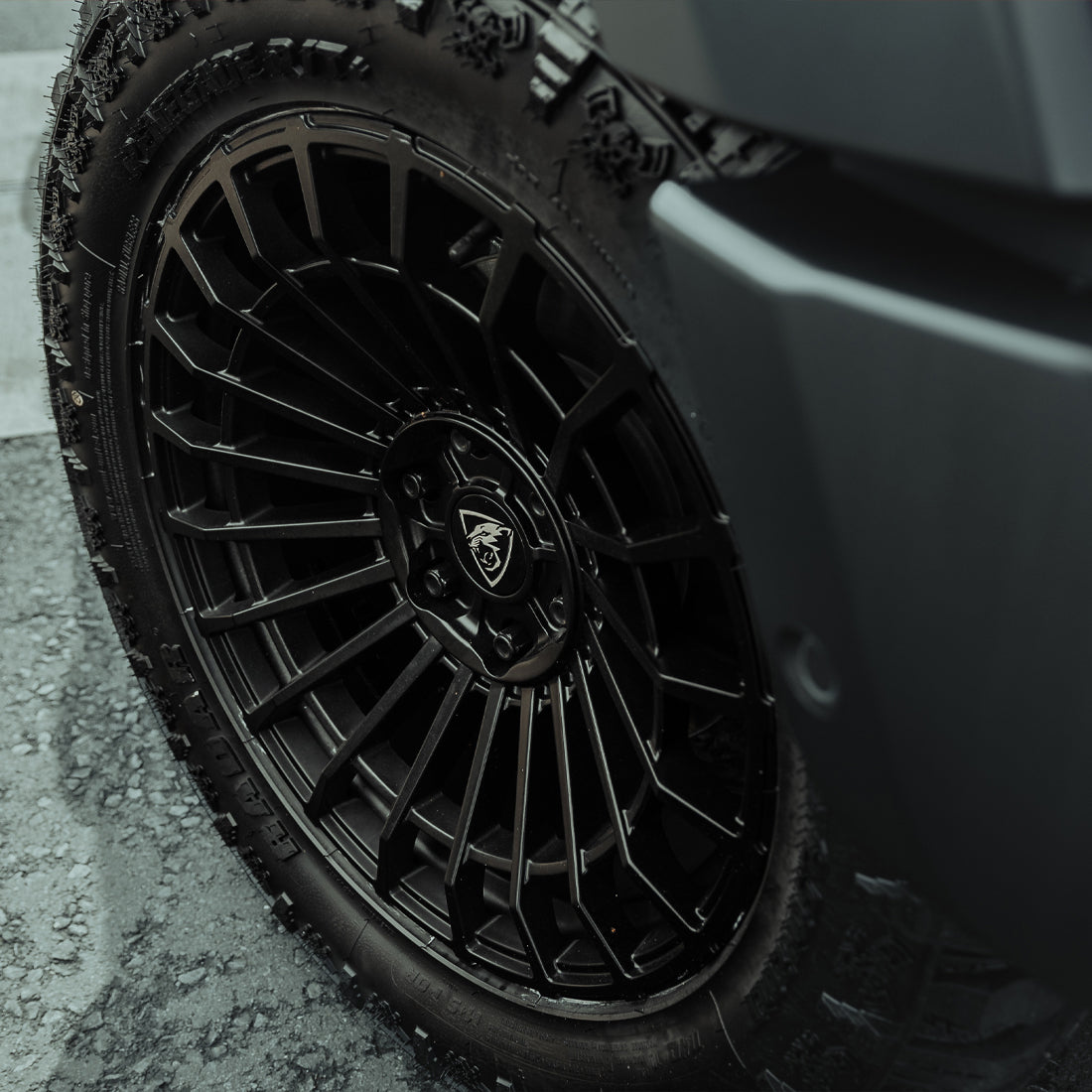 20x9.5 Matte Black Predator Iconic Alloys for Ford Raptor 2023+