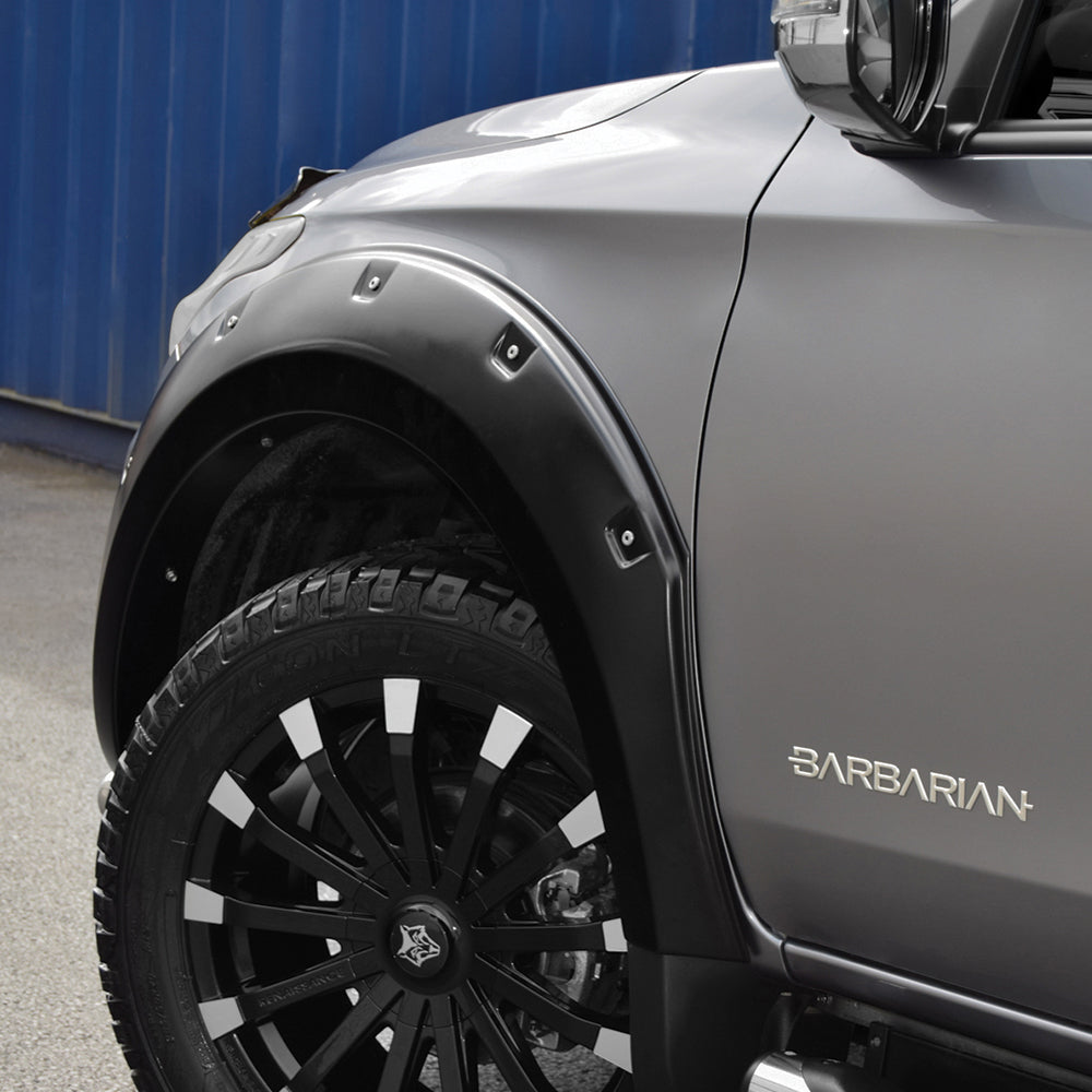 Predator Wheel Arches with Rivets in Matte Black for Mitsubishi L200 Series 5