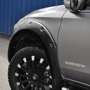 Predator Wheel Arches with Rivets in Matte Black for Mitsubishi L200 Series 5