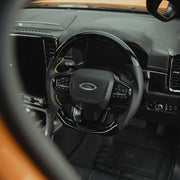 Gloss Black Heated Steering Wheel for Ford Ranger Wildtrak 2023+