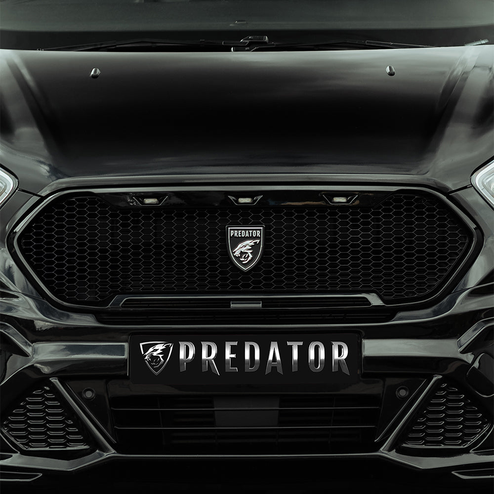 Predator Mesh Grille with LEDs for Ford Transit Custom 2018-2023