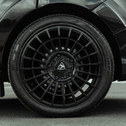 18x8 Matte Black Predator Iconic Alloys for Ford Transit Custom 2012-2023