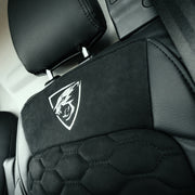 Ford Transit Custom 2023+ Predator Front Seat Covers (Alcantara & Leatherette)